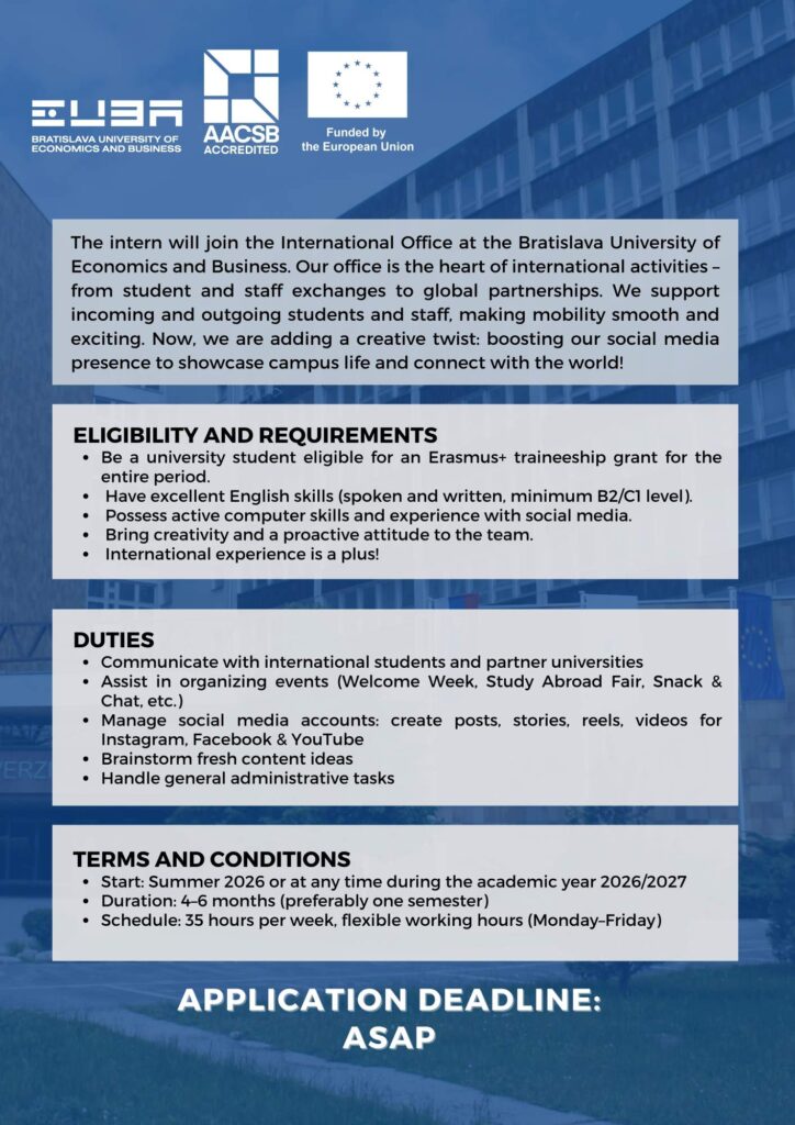 Erasmus Internship